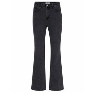 OLD NAVY HIGHER HIGH RISE BLACK FLARE LEG CASUAL EVERYDAY WEAR DENIM JEANS SZ. 2